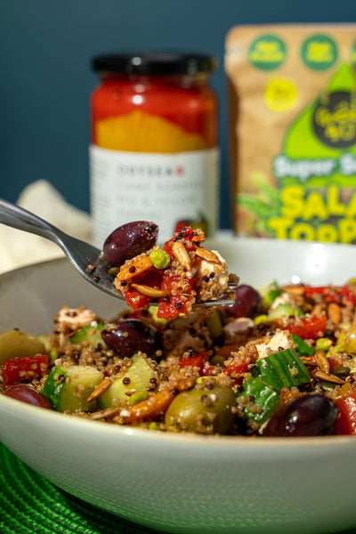 The Salad Formula: Vegan Greek Quinoa Salad