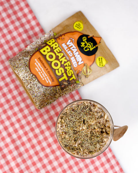 Nut-free Carrot Cake Overnight Oats