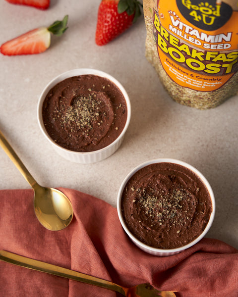 4-Ingredient Vegan Chocolate Pots