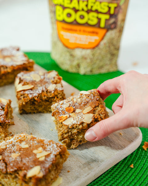 Almond Croissant Baked Oats (GF and Plant based)