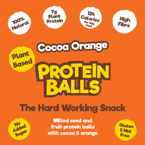Cocoa Orange Protein Balls
