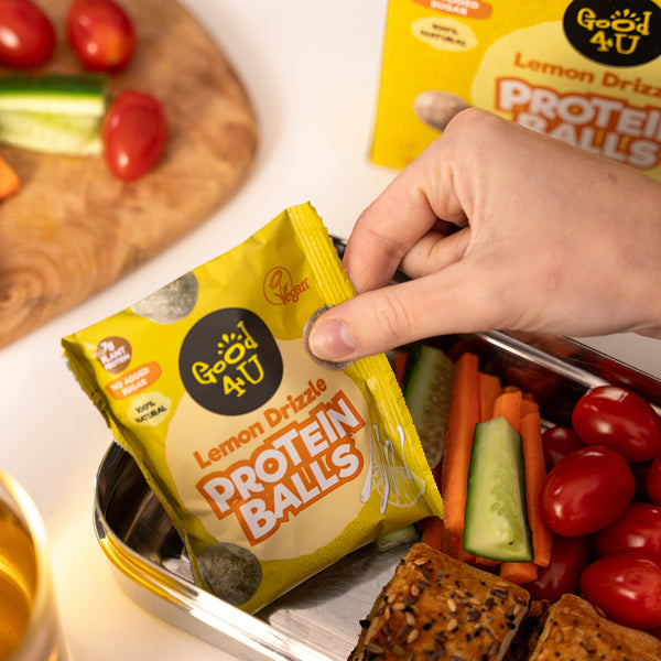 Lemon Drizzle Protein Balls